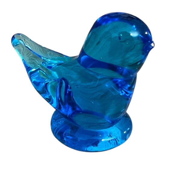 Vintage Sunny Day Bluebird Crystal Figurine Paperweight - Picture 3 of 7